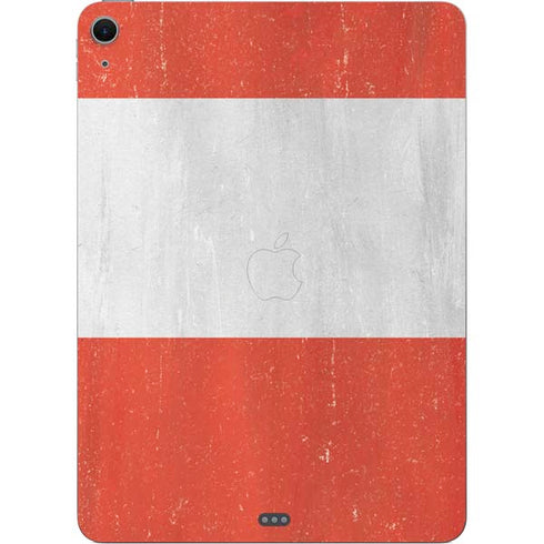 Distressed Austria Flag Apple iPad Air Skin